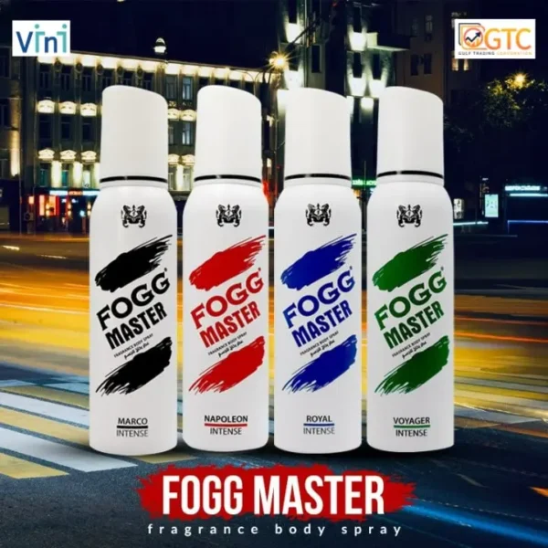 FOGG Master Fragrance Body Sprays (120ml) Pack of 4 Deal