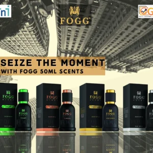 FOGG Scents Perfume (50ml) Pack of 4 Deal