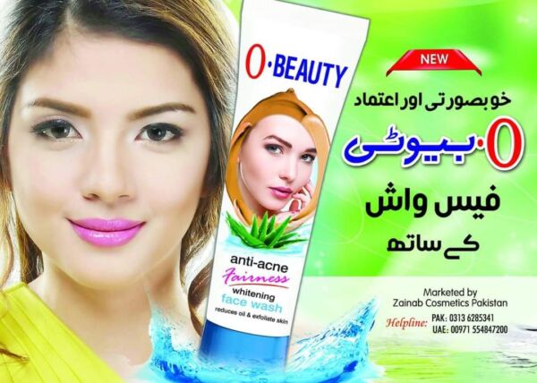 O Beauty Anti Acne Fairness Whitening Face Wash (50ml)