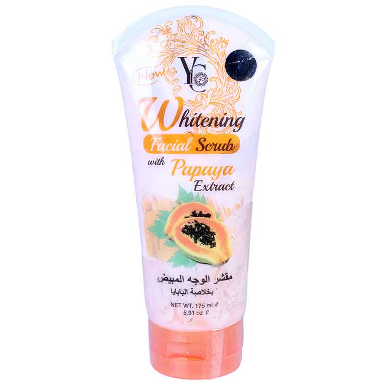 YC Whitening Facial Scrub With Papaya Extract 175ml Trynow.pk