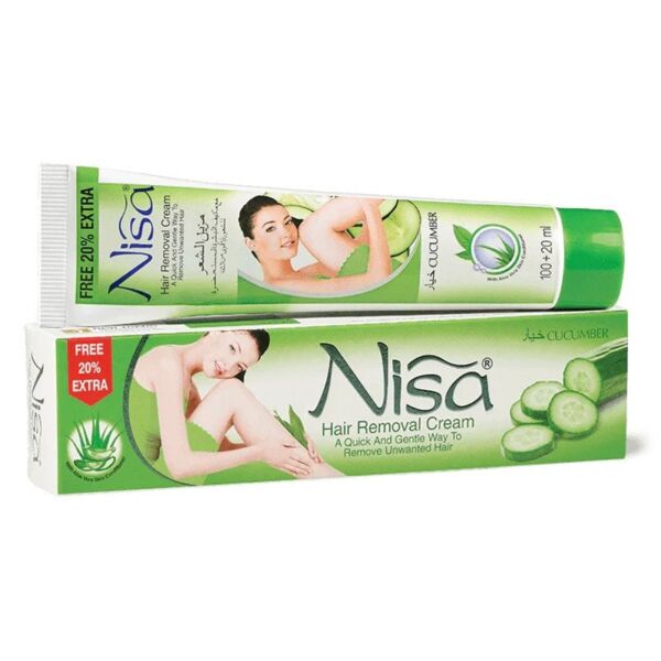Nisa Hair Removal Cream Cucumber (120gm)