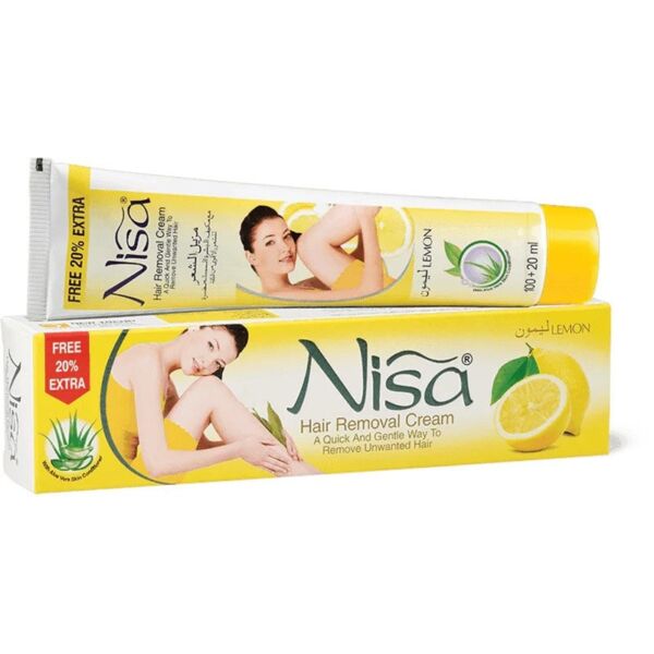 Nisa Hair Removal Cream Lemon (120gm)