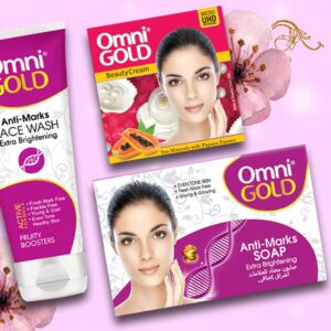 Omni Gold Beauty Cream Face Wash & Soap Deal