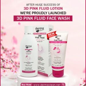 Derma Clean 3D Pink Fluid Lotion + Face Wash
