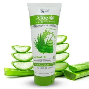 Derma Clean Aloe Vera Whitening Glowing Facial Massage (120ml)