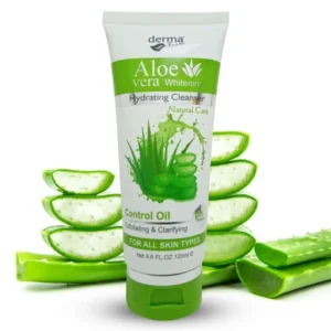 Derma Clean Aloe Vera Whitening Hydrating Cleanser (120ml)