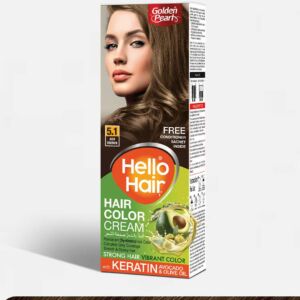 Golden Pearl Hello Hair Hair Color (Ash Brown 5.1)