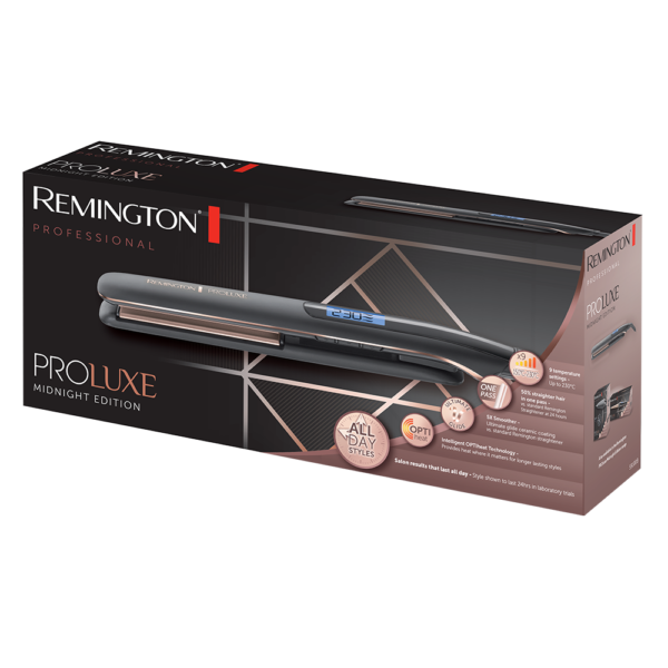 Remington Proluxe Midnight Edition Hair Straightener S9100B