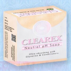 Rayuon Skincare Clearex Neutral PH Soap (100gm) Ultra Absorbing With Glycerione & Conditioners