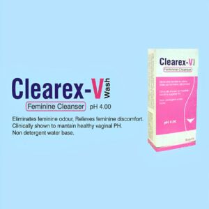 Rayuon Skincare Clearex-V Wash Feminine Cleanser (90ml) Eliminates Feminine Odour, Relieves Feminine Discomfort, Clinically Shown to Maintain Healthy Vaginal PH