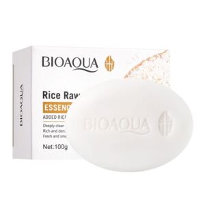 BIOAQUA Rice Raw Pulp Soap (100gm)