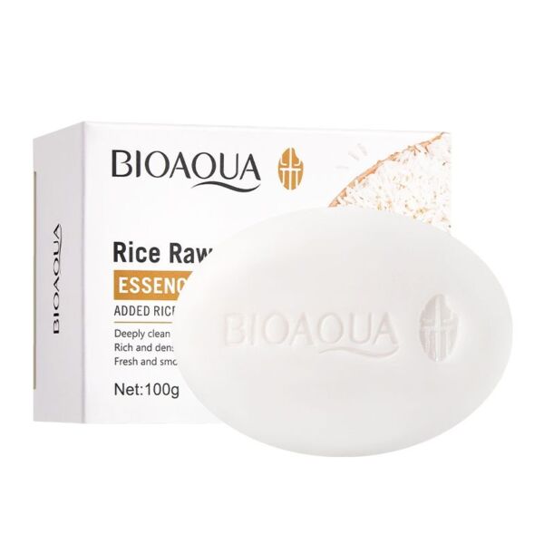 BIOAQUA Rice Raw Pulp Soap (100gm)