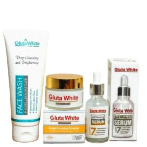 Gluta White Serum Night Cream Face Wash (Hot Deal Pack Of 3