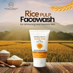 Naturals Beauty Gluta Rice Creamy Face Wash (100ml)