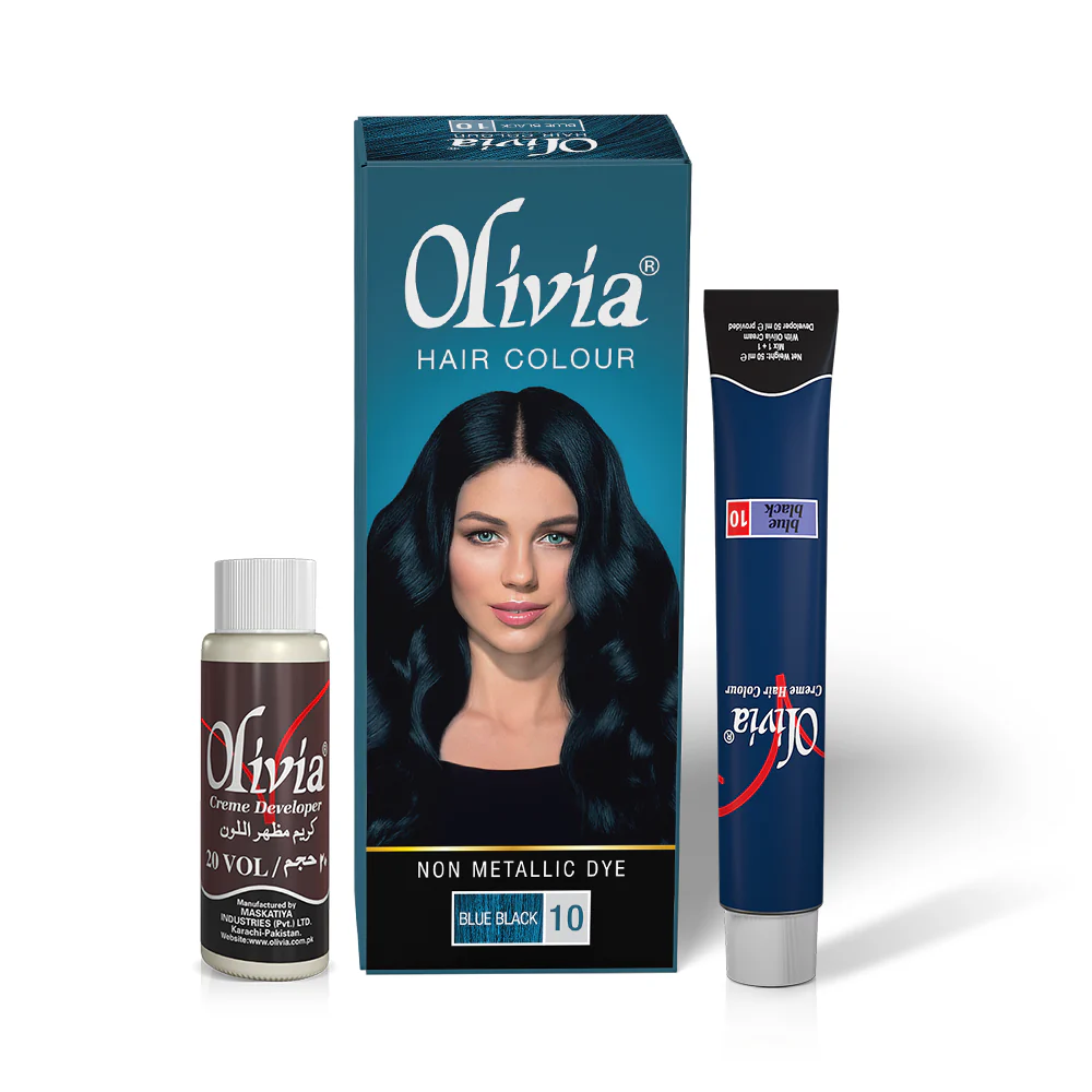 Olivia Permanent Hair Colour Blue Black-10