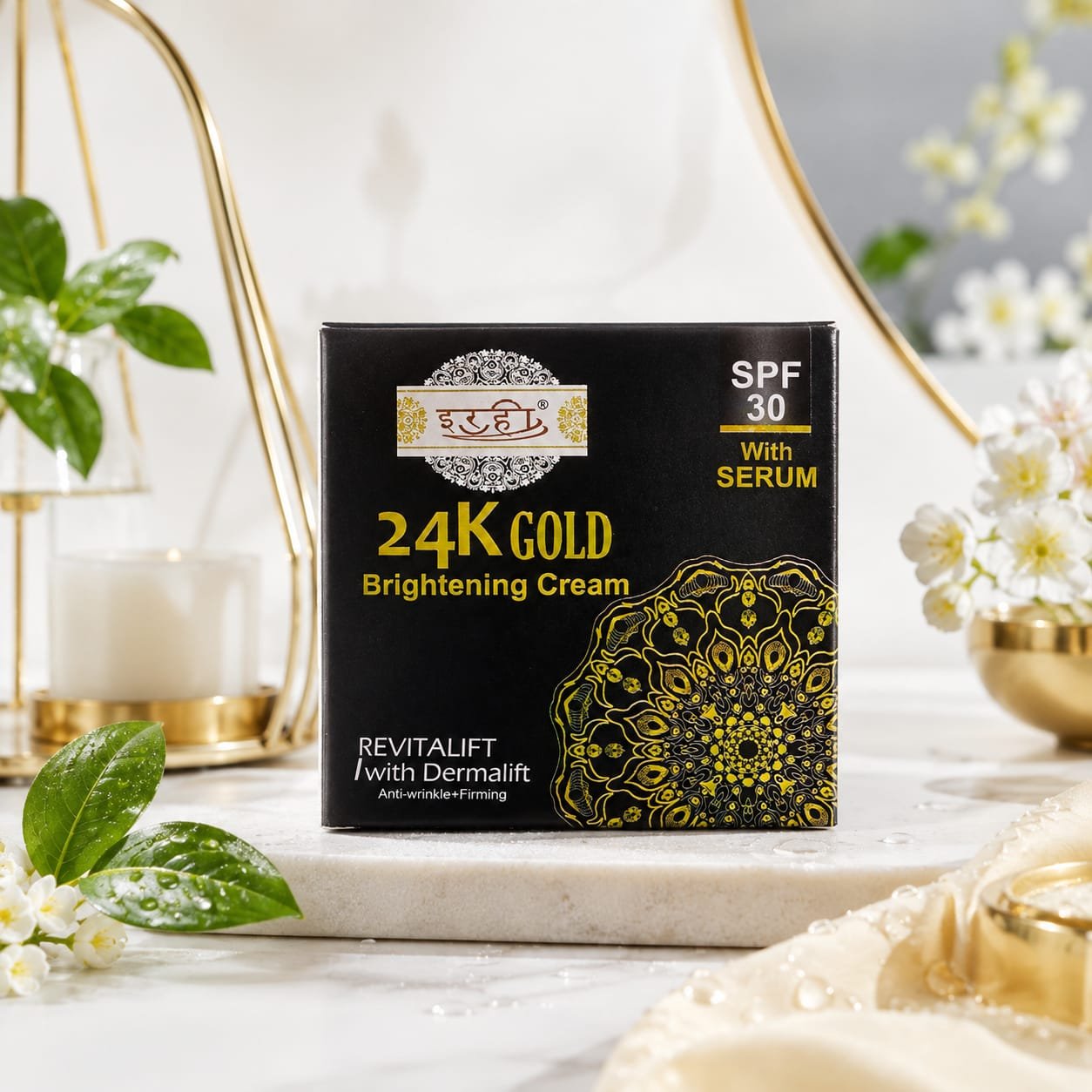 24K Gold Brightening Cream With Serum