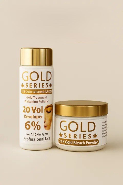 24k Gold Series Skin Polish Whitening & Brightening Skin Polish (120ml) + 70gm)