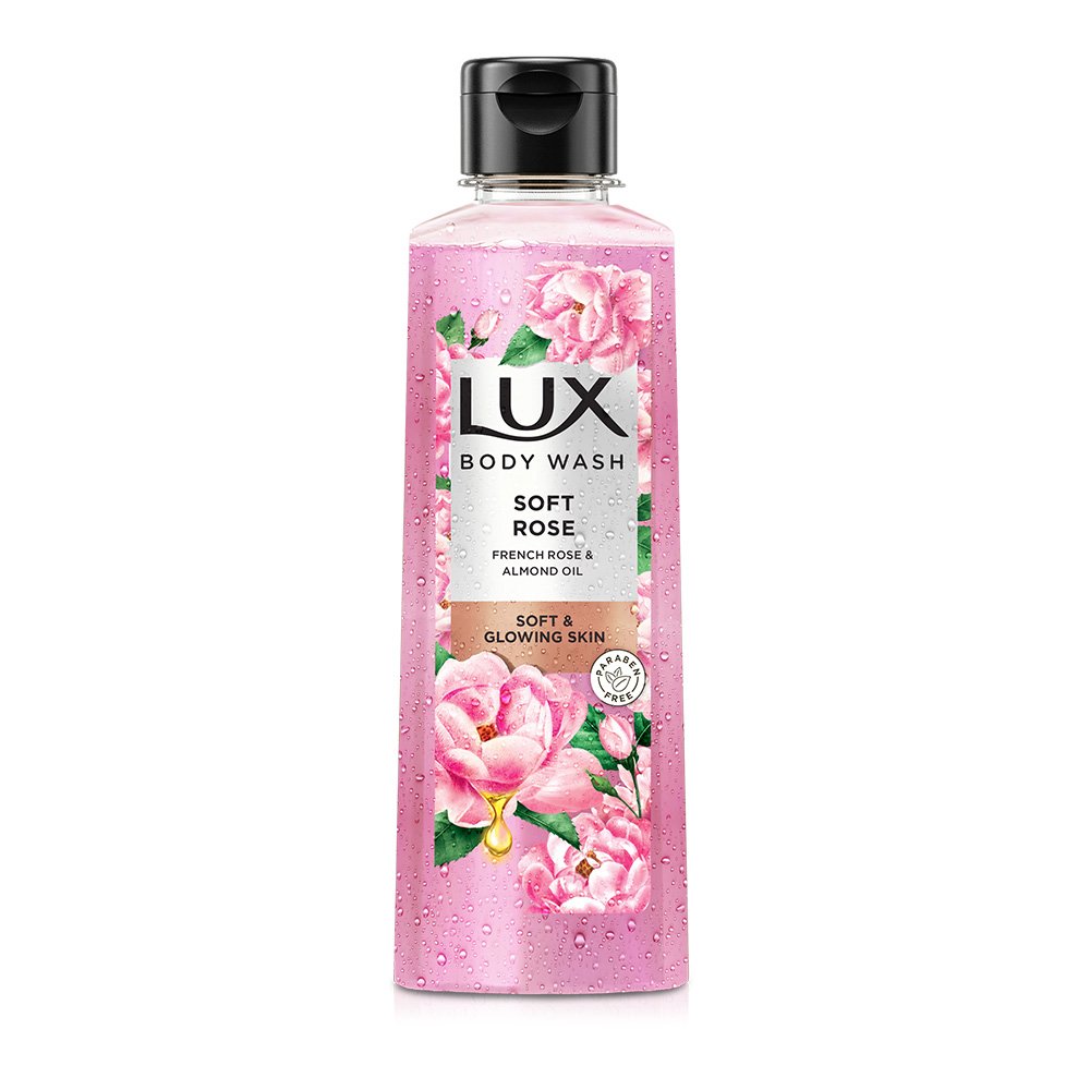 Lux Rose Body Wash Bottle (250ml)